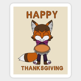 Thanksgiving Cinder Magnet